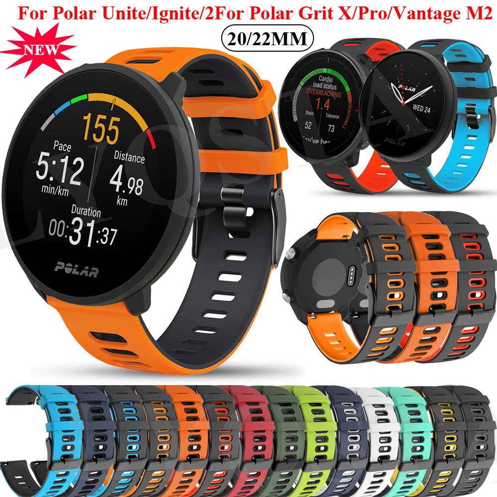 Silicone Watch Band 22Mm - 20 22Mm Dây Đeo Tay Ban