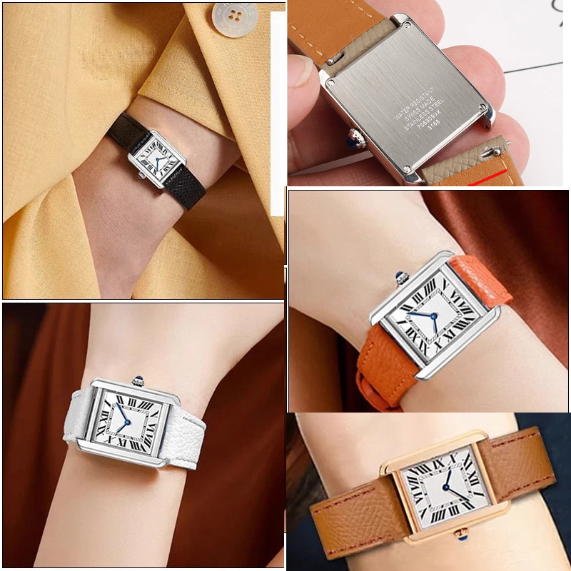 Watch Strap For Cartier Santos - đánh giá và giá Cartier Watch Santos