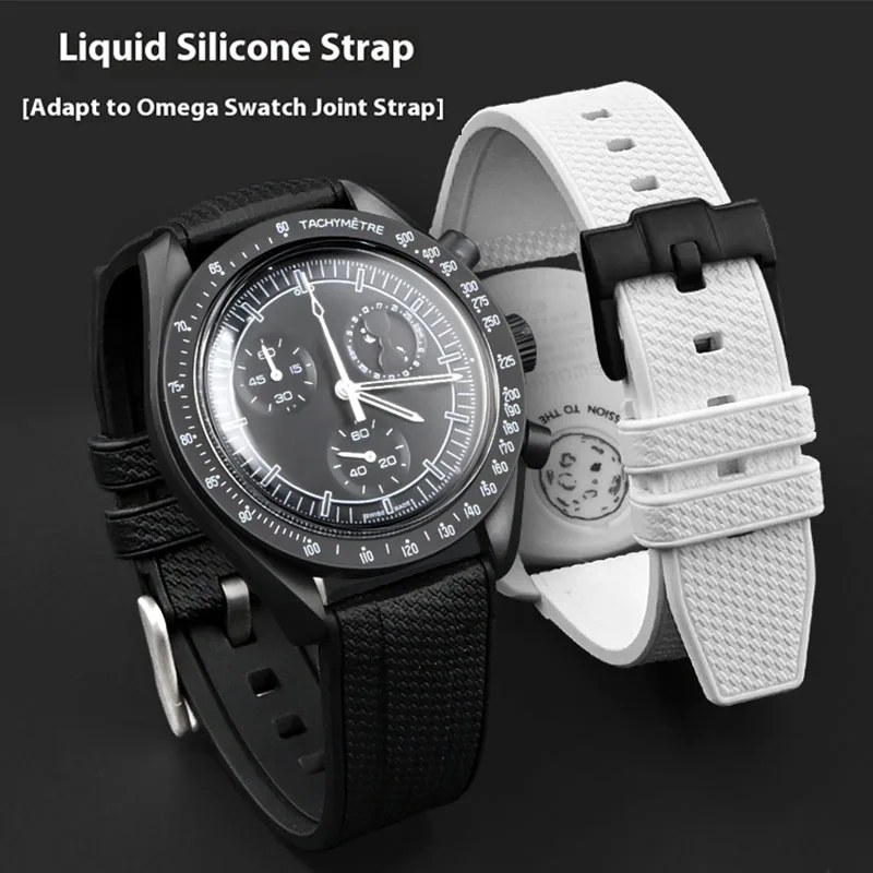 20mm 22mm Liquid Silicone Stra - đánh giá và giá Omega Watch Speedmaster