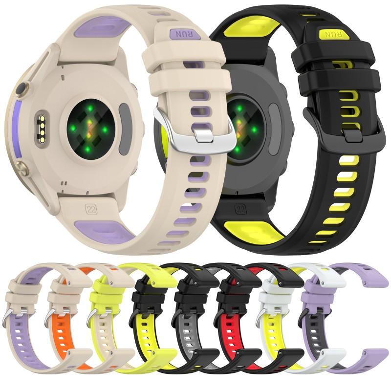 Two Color Silicone Strap 22MM  - đánh giá và giá Silicone Watch Band 22Mm