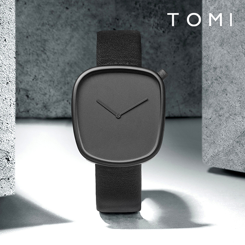 TOMI Watch Minimalist Men's Sq - đánh giá và giá Canvas Strap Watch