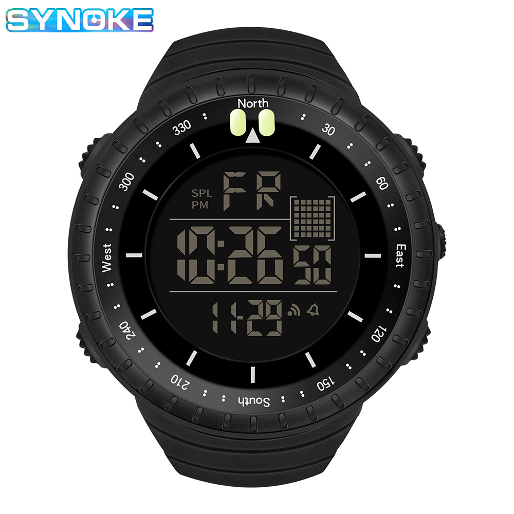 SYNOKE Outdoor Military Digita - đánh giá và giá Canvas Strap Watch