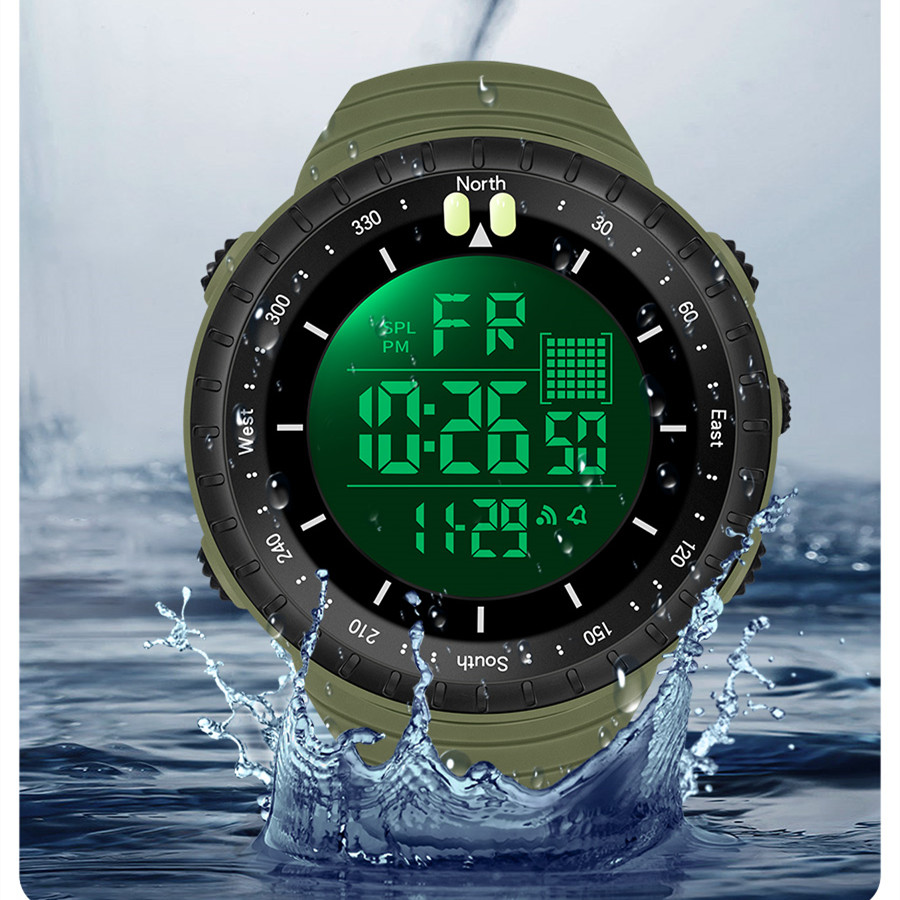 SYNOKE Outdoor Military Digita - đánh giá và giá Canvas Strap Watch