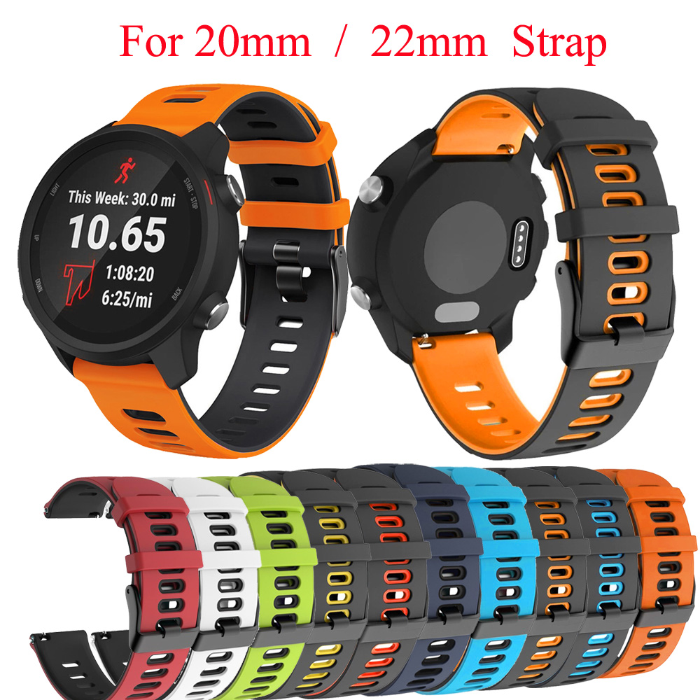 20 22Mm Dây Đeo Tay Ban Nhạc C - đánh giá và giá Silicone Watch Band 22Mm