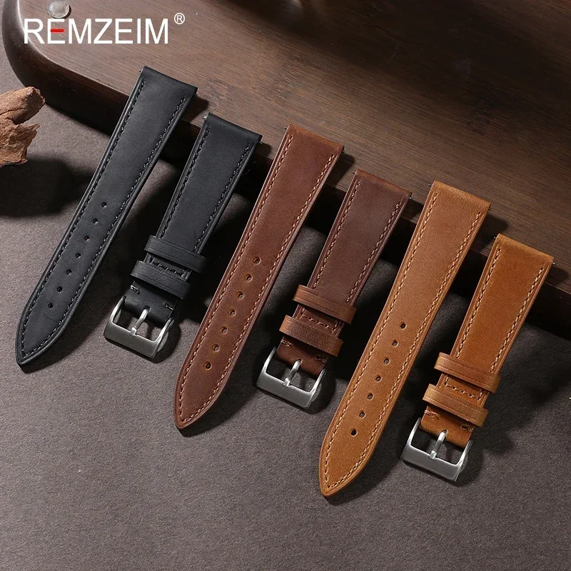 Crazy Horse Quick Release Leat - đánh giá và giá Suede Strap Watch