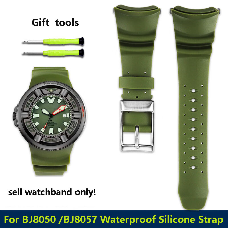 High quality silicone strap fo - đánh giá và giá Citizen Watch Promaster