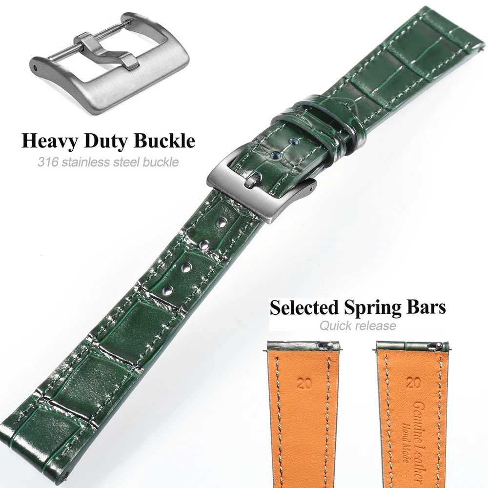 HEMSUT High Quality Genuine Le - đánh giá và giá Suede Strap Watch